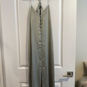 Elegant Green Maxi Dress